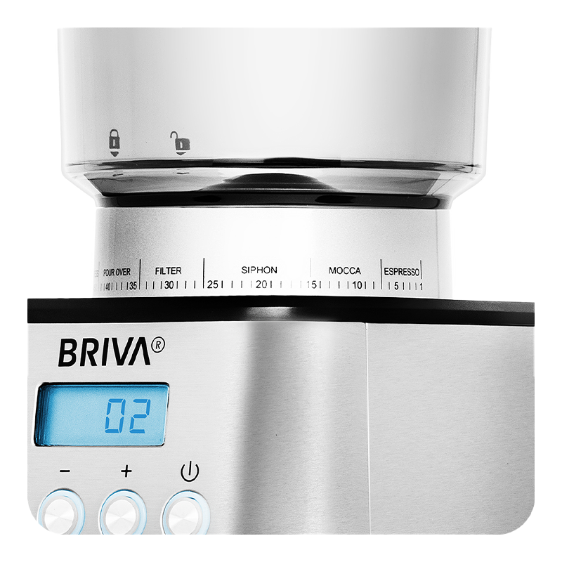 51 grind settings from fine to coarse