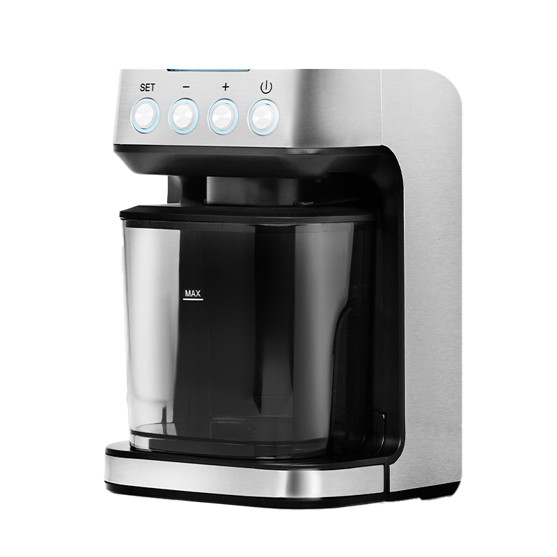 Adjustable grind amount and LED display