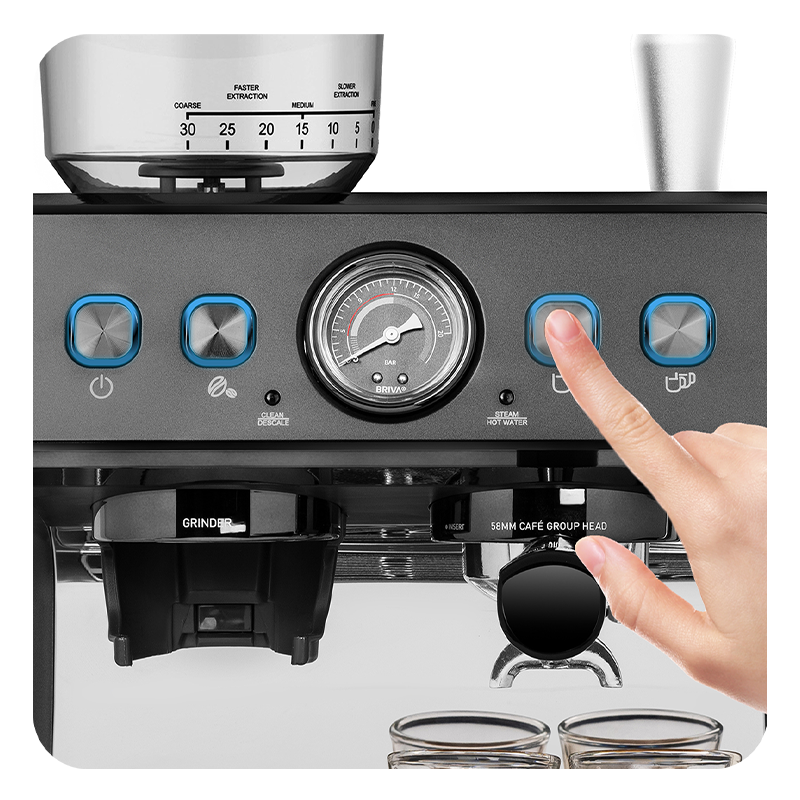 Adjustable Single, Double & Grind Buttons